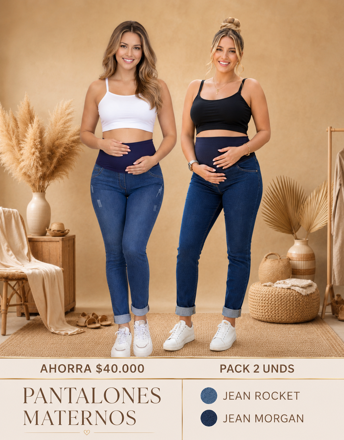 Pack 2 Jeans -Rocket y Morgan