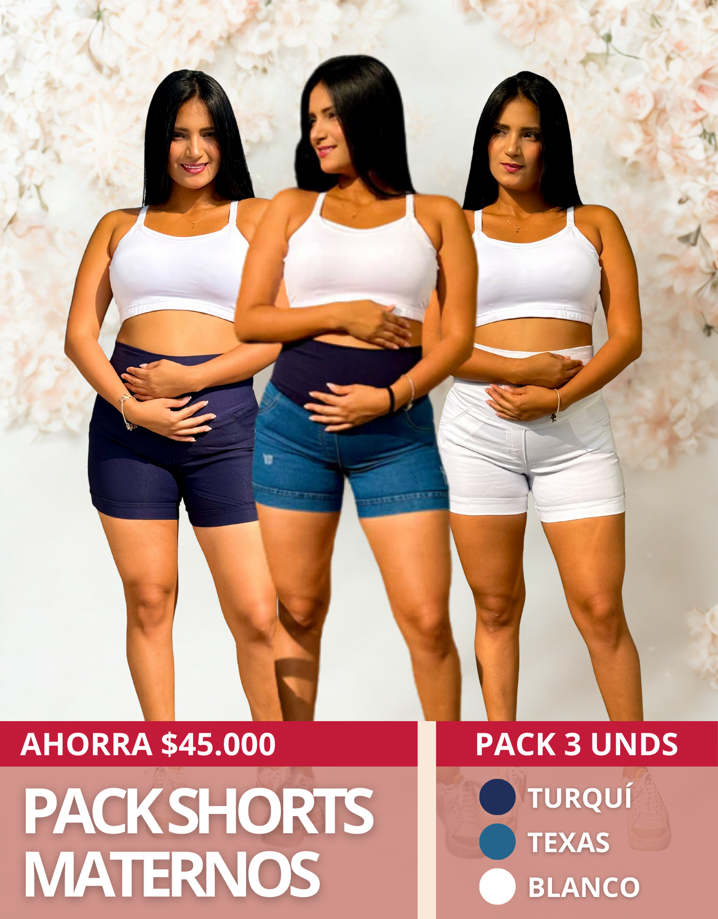 Pack 3 Shorts #1 - BoutiqueMundoMaterno