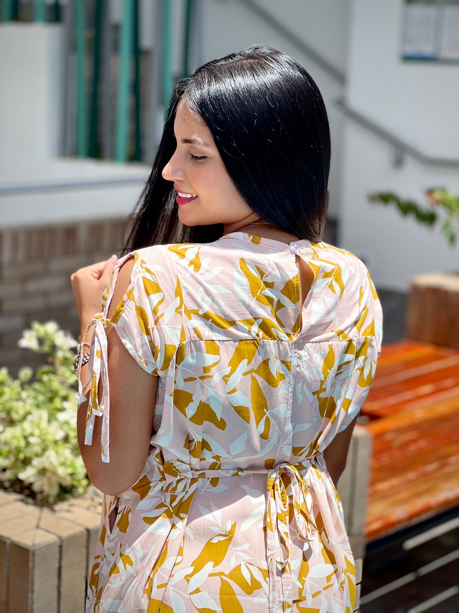 Vestido Materno Corto 'Marian' - Boutique Mundo Materno
