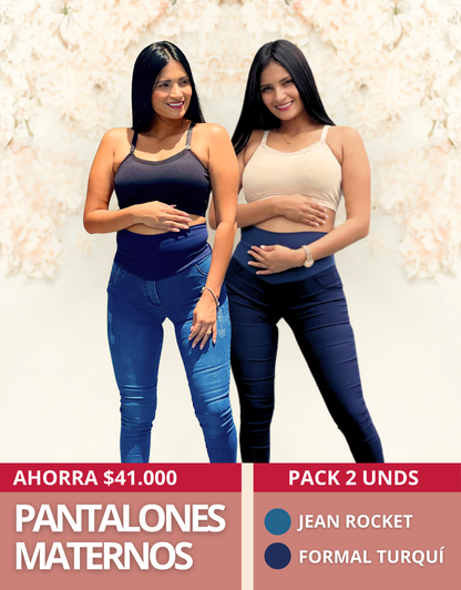 Pack Jean Rocket + Pantalón Formal - BoutiqueMundoMaterno